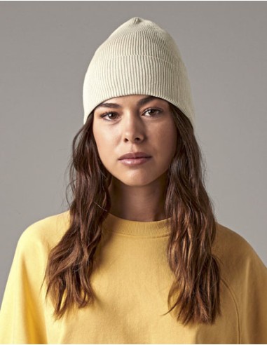 BEE-B51N-Organic Cotton Fine Knit Beanie